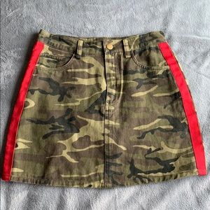 army camo skirt forever 21